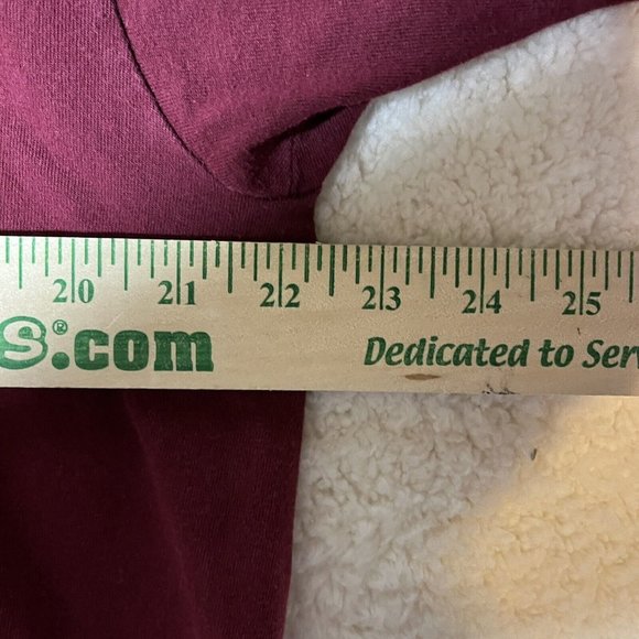 Vintage Bald Eagle T-Shirt Mens XL Jerzees Made In USA Maroon Graphic Logo - Picture 8 of 11